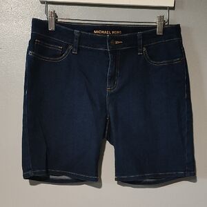 Michael Kors Navy Blue Casual Shorts
